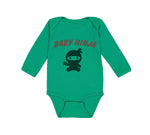 Long Sleeve Bodysuit Baby Baby Ninja Halloween Costume Style C Cotton - Cute Rascals