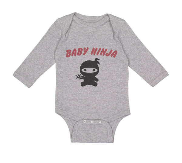 Long Sleeve Bodysuit Baby Baby Ninja Halloween Costume Style C Cotton - Cute Rascals