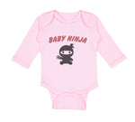 Long Sleeve Bodysuit Baby Baby Ninja Halloween Costume Style C Cotton - Cute Rascals