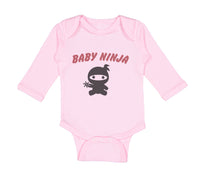 Long Sleeve Bodysuit Baby Baby Ninja Halloween Costume Style C Cotton - Cute Rascals