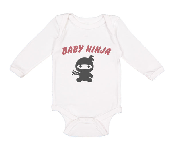 Long Sleeve Bodysuit Baby Baby Ninja Halloween Costume Style C Cotton - Cute Rascals