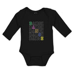 Long Sleeve Bodysuit Baby Dance Typography Word Boy & Girl Clothes Cotton - Cute Rascals