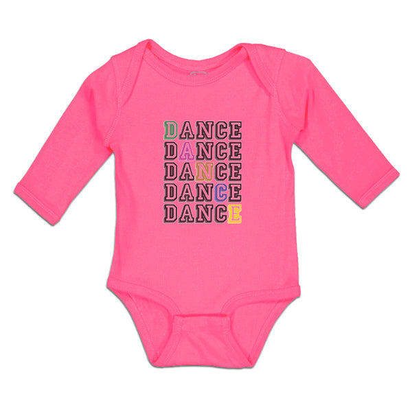 Long Sleeve Bodysuit Baby Dance Typography Word Boy & Girl Clothes Cotton - Cute Rascals