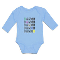 Long Sleeve Bodysuit Baby Dance Typography Word Boy & Girl Clothes Cotton - Cute Rascals