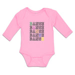 Long Sleeve Bodysuit Baby Dance Typography Word Boy & Girl Clothes Cotton - Cute Rascals