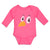 Long Sleeve Bodysuit Baby Bird Beak, Eyes and Facial Expression Cotton - Cute Rascals