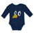 Long Sleeve Bodysuit Baby Bird Beak, Eyes and Facial Expression Cotton - Cute Rascals