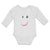 Long Sleeve Bodysuit Baby Funny Cartoon Animal Face with Smile Cotton - Cute Rascals
