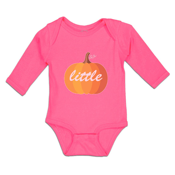 Long Sleeve Bodysuit Baby Little Orange Pumpkin Vegetable Boy & Girl Clothes