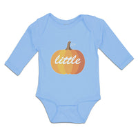 Long Sleeve Bodysuit Baby Little Orange Pumpkin Vegetable Boy & Girl Clothes