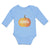 Long Sleeve Bodysuit Baby Little Orange Pumpkin Vegetable Boy & Girl Clothes