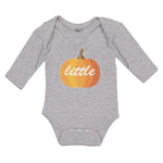 Long Sleeve Bodysuit Baby Little Orange Pumpkin Vegetable Boy & Girl Clothes