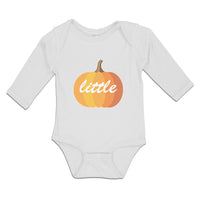 Long Sleeve Bodysuit Baby Little Orange Pumpkin Vegetable Boy & Girl Clothes