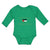 Long Sleeve Bodysuit Baby The Adorable Palestinian Flag on Heart Symbol Cotton