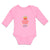 Long Sleeve Bodysuit Baby Candy Corn Cutie with Smiling Face and Stars Cotton - Cute Rascals