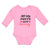 Long Sleeve Bodysuit Baby All My Pants Are Sassy with Pink Heart Symbol Cotton - Cute Rascals
