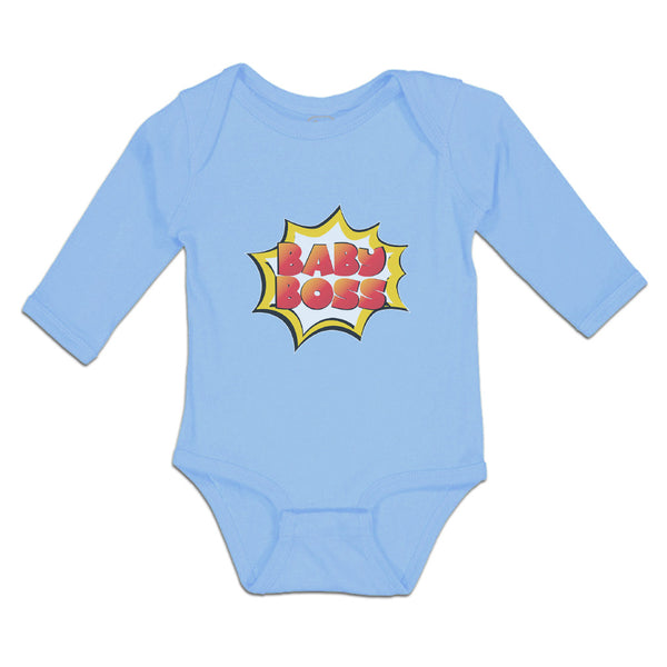 Long Sleeve Bodysuit Baby Baby Boss Bubble Pop Boy & Girl Clothes Cotton - Cute Rascals