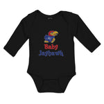 Long Sleeve Bodysuit Baby Baby Kansas Jayhawk Eagle Costume Sport Shoe Cotton - Cute Rascals