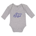 Long Sleeve Bodysuit Baby Bases Loaded Baseball Indoor Sport Gameplay Cotton