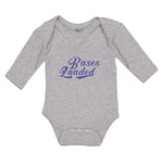 Long Sleeve Bodysuit Baby Bases Loaded Baseball Indoor Sport Gameplay Cotton - Cute Rascals