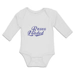 Long Sleeve Bodysuit Baby Bases Loaded Baseball Indoor Sport Gameplay Cotton - Cute Rascals