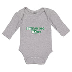 Long Sleeve Bodysuit Baby Breaking Baby Boy & Girl Clothes Cotton - Cute Rascals