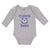 Long Sleeve Bodysuit Baby Coast Guard Auxiliary Coastie Baby Flag Cotton - Cute Rascals