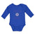 Long Sleeve Bodysuit Baby Coast Guard Auxiliary Coastie Baby Flag Cotton - Cute Rascals