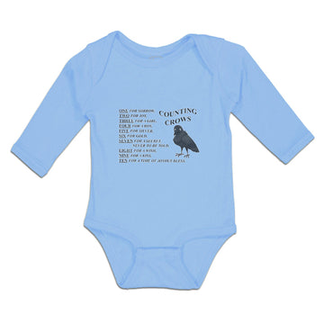 Long Sleeve Bodysuit Baby Girl, Boy, Gold, Secret, Told, Wish, Kiss, Cotton