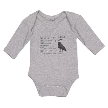 Long Sleeve Bodysuit Baby Girl, Boy, Gold, Secret, Told, Wish, Kiss, Cotton