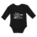 Long Sleeve Bodysuit Baby Every Superhero Needs A Sidekick! Funny Jokes Cotton - Cute Rascals