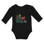 Long Sleeve Bodysuit Baby Fun Farm Barn, House, Windmill, Cow Tractor Cotton - Cute Rascals