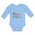 Long Sleeve Bodysuit Baby Fun Farm Barn, House, Windmill, Cow Tractor Cotton - Cute Rascals