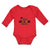 Long Sleeve Bodysuit Baby Gobble til You Wobble with Silhouette Hat Cotton - Cute Rascals