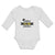 Long Sleeve Bodysuit Baby Gobble til You Wobble with Silhouette Hat Cotton - Cute Rascals