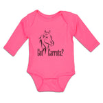 Pony Got An Carrots Funny Horse Animal Head