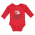 Long Sleeve Bodysuit Baby I Am 1 of His Lambs Bushy Fur for Livestock Cotton - Cute Rascals