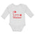 Long Sleeve Bodysuit Baby I Love Maine with Red Hearts Boy & Girl Clothes Cotton