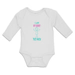 Long Sleeve Bodysuit Baby I Love My Nanny This Much Boy & Girl Clothes Cotton