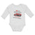 Long Sleeve Bodysuit Baby I Love Watching The Race with My Daddy Car Racing
