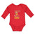 Long Sleeve Bodysuit Baby I'M Bananas over You! Boy & Girl Clothes Cotton