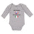 Long Sleeve Bodysuit Baby America Italian Parts Flag Bald Eagle Usa Cotton - Cute Rascals