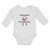 Long Sleeve Bodysuit Baby America Italian Parts Flag Bald Eagle Usa Cotton - Cute Rascals