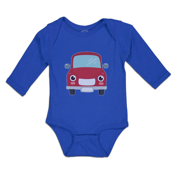 Long Sleeve Bodysuit Baby Classic Mini Model Front View Car Boy & Girl Clothes - Cute Rascals