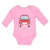 Long Sleeve Bodysuit Baby Classic Mini Model Front View Car Boy & Girl Clothes - Cute Rascals