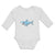 Long Sleeve Bodysuit Baby Hungry Shark Swimming and Searching for Hunting Cotton - Cute Rascals