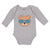 Long Sleeve Bodysuit Baby Teddy Bear on Style with Sunglass Boy & Girl Clothes