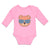 Long Sleeve Bodysuit Baby Teddy Bear on Style with Sunglass Boy & Girl Clothes