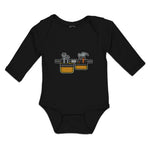 Long Sleeve Bodysuit Baby Handyman Carpenterer Tool Belt Boy & Girl Clothes - Cute Rascals