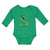 Long Sleeve Bodysuit Baby Green King Cobra Serpent Venomous Boy & Girl Clothes - Cute Rascals